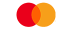 Mastercard logo featuring interlocking red and yellow circles, representing global payment and financial services.