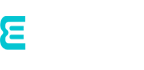 Ezeewallet logo in blue and white with the blue section being at the beginning on the left, the blue section is a back to front E