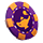 Desert Nights purple casino chip with yellow elements like a yellow magic lamp the chip is turned at a slight angle and looks 3d