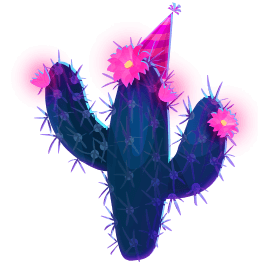 blue cactus